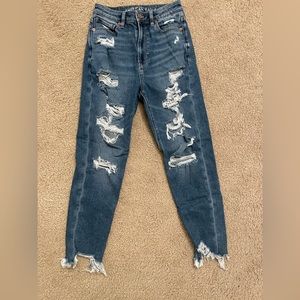 American eagle highest rise mom Jean size 2